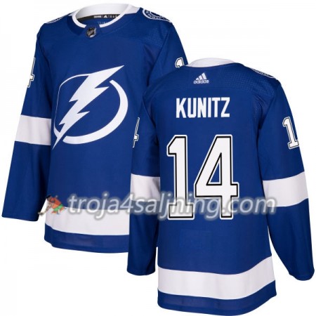 Tampa Bay Lightning tröja Chris Kunitz 14 Adidas 2017-2018 Blå Authentic - NHL Tröjor Herr Tampa Bay Lightning tröja Chris Kunitz 14 Adidas 2017-2018 Blå Authentic - NHL Tröjor Herr